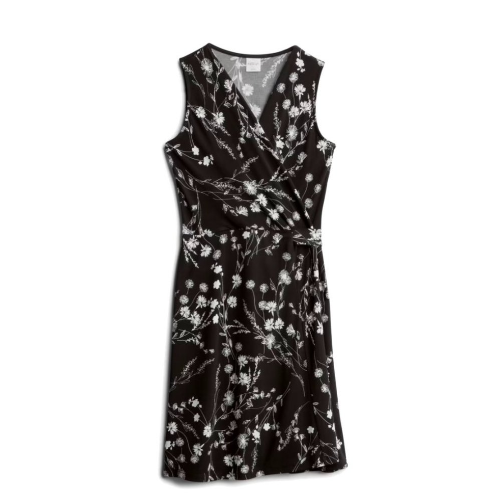 Seanna Faux Wrap Knit Dress